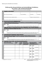 Prozesskostenhilfe – Formular und Hinweisblatt